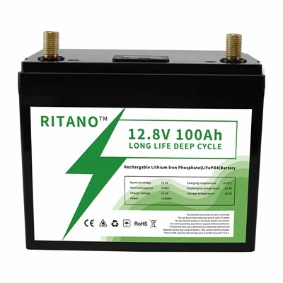 Lifepo4 12v 100ah lítium-vasfoszfát akkumulátor